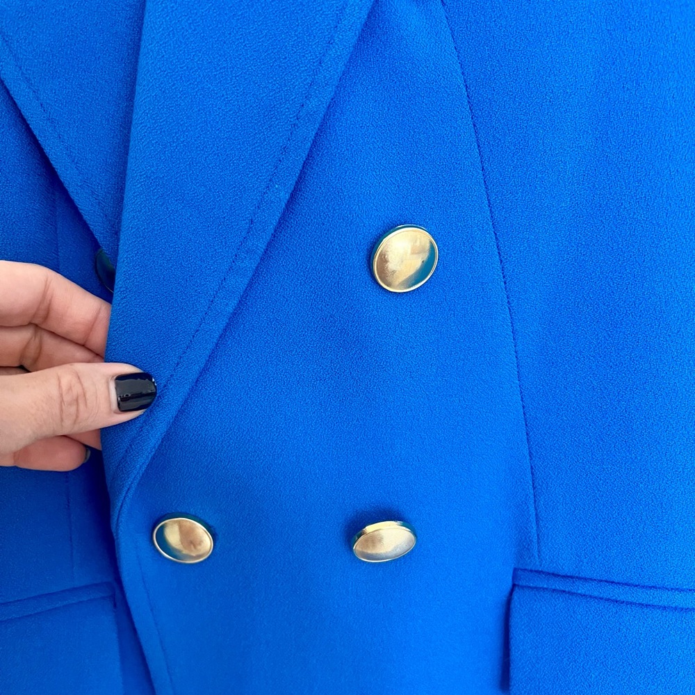 Zara tailored double breasted Balmain style Blazer - Picture 11 of 16